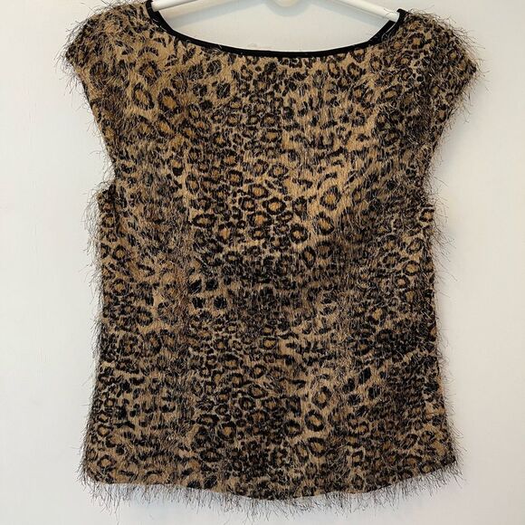 Ann Taylor Animal print top - Picture 2 of 5